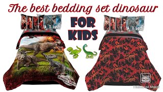 The best Dinosaur bedding set and more - for kids who love dinosaurs / meralynparis vlogs
