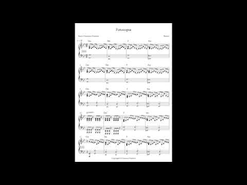 Fotocopia (spartito pianoforte) - Blanco