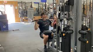 Overhand Grip Lat Pull Down