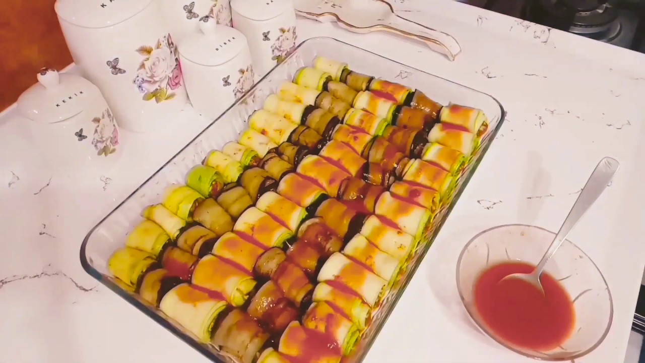 Patlıcan ve Kabak Sarması nasıl yapılır - YouTube