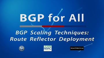BGP Scaling Techniques: Route Reflector Deployment