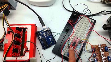 My DIY darlington transistor  arduino stepper driver