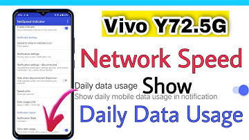 #Vivo Y72 5G Network Speed Setting |Vivo Y72 Me Daily Data Usage Show Kaise Kare|VivoDaily DataUsage