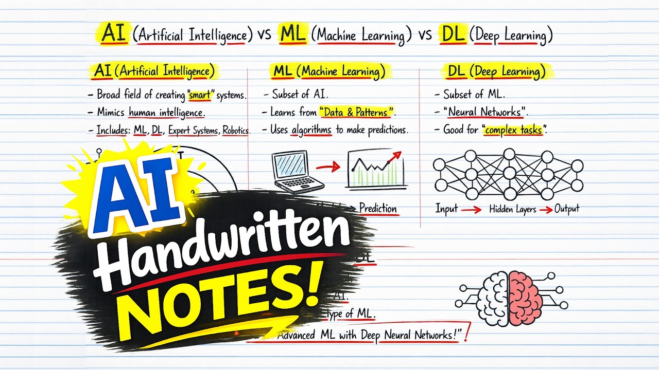 Write A Note Using Ai Turn Any Topic into Handwritten Notes Using AI ️ - YouTube
