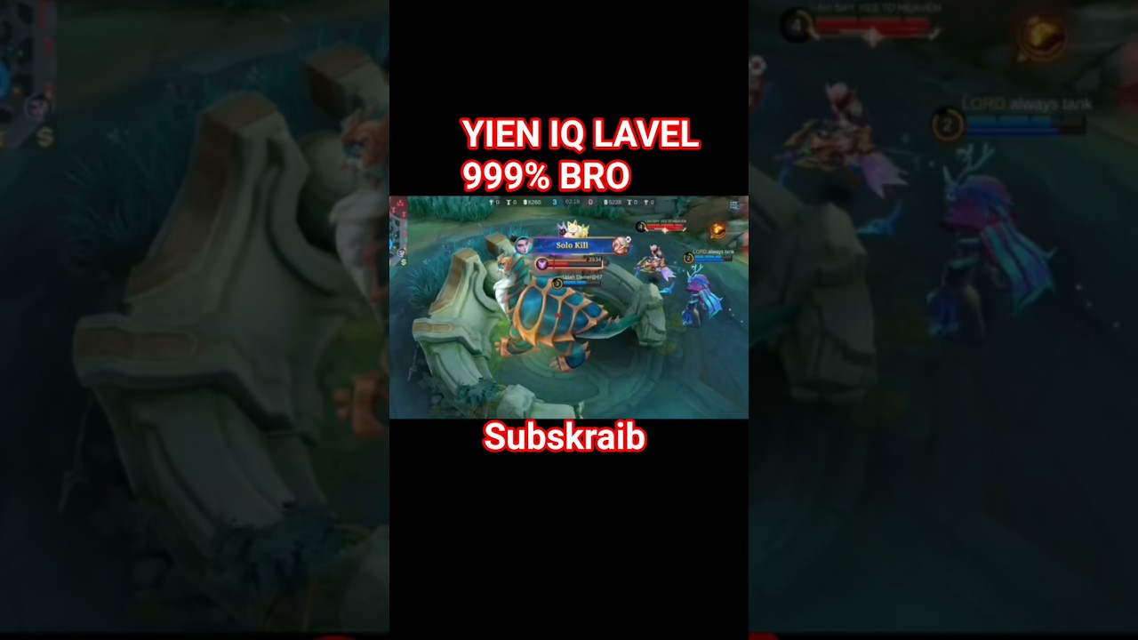 YIEN Solo kill #mobilelegends #mlbb #sorts #foryou