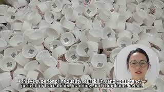 Boost Your Production Efficiency: High-Speed UV Laser QR Code Marking on Bottle Caps | HeatSign