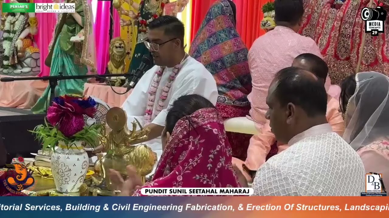 NIGHT 8 Of The Ganesh Utsav Foundation NAVRAATRI YAGNA 2025!!!