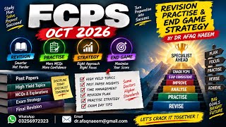 Revision, Practice & End Game Strategy for FCPS October 2026