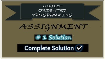 object oriented programming (OOP), Assignment With Practical Full Solution, #practical #oops #bca