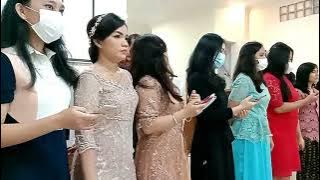 lagu pernikahan 'Bersanding Indah' cover by ONKP Jakarta(sektor Dua)