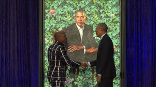 Obama's portrait unveiled at National Portrait Gallery screenshot 5