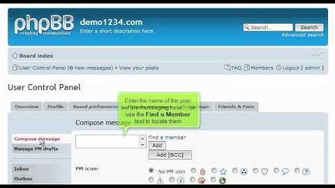 How to send private messages in phpBB | FastDot Cloud Hosting