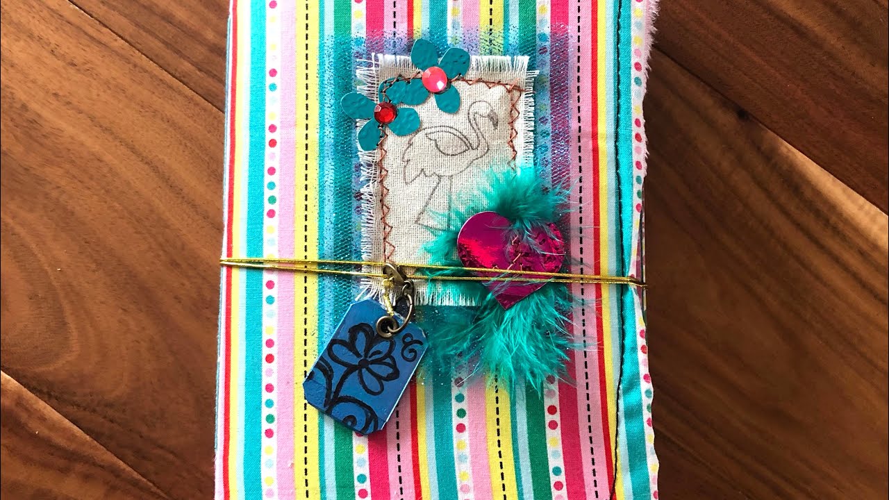 SOLD. Flamingo Junk Journal