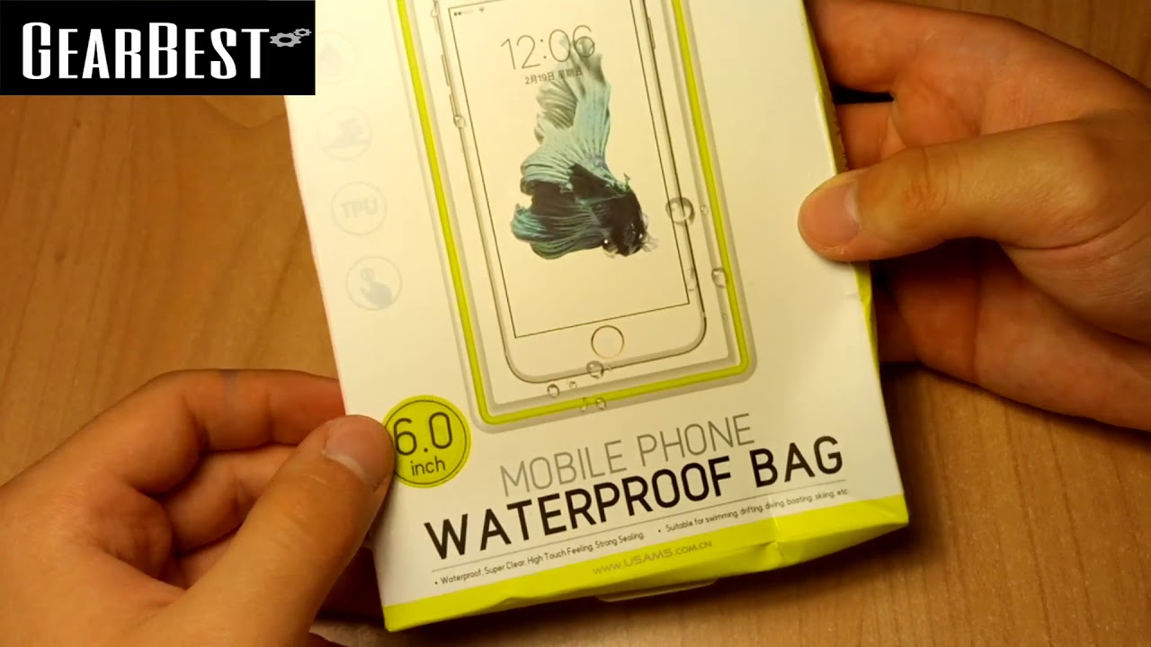 USAMS YD002 6.0 inch Mobile Waterproof Protective Case - GearBest