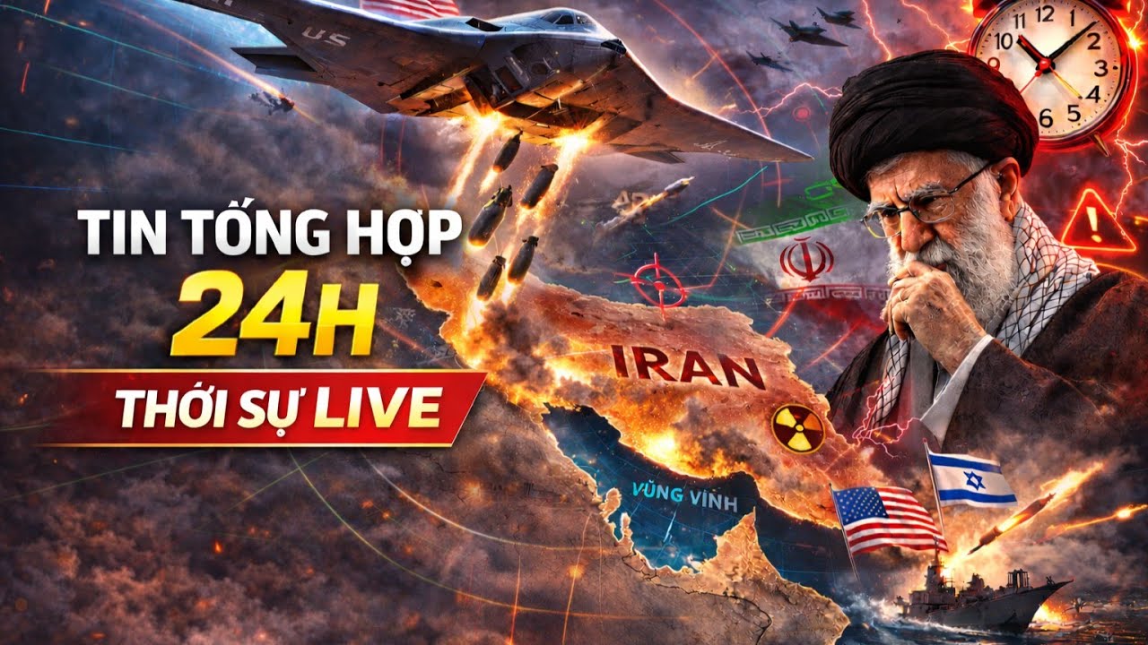 TIN CHIẾN SỰ IRAN 1/3: MỸ – ISRAEL TẤN CÔNG PHỦ ĐẦU, IRAN TRẢ ĐŨA MẠNH MẼ!