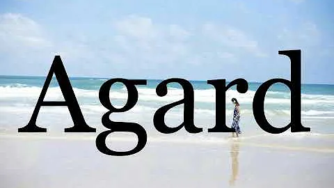 How To Pronounce AgardPronunciati...  Of Agard