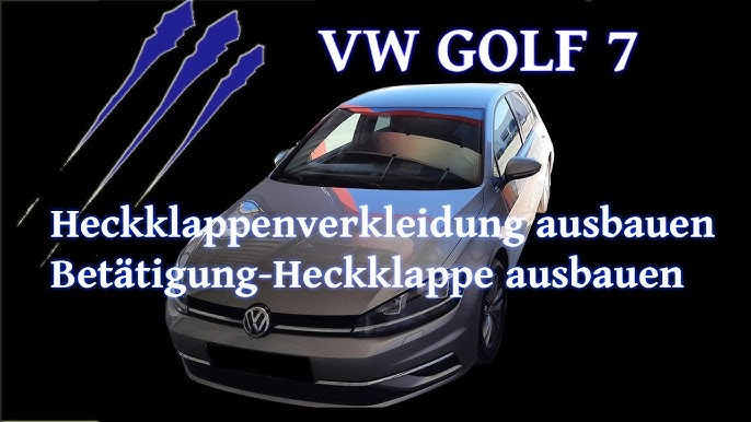 VW Golf 7 Heckklappe Problem: Mikroschalter Heckklappenschloss Wechseln 