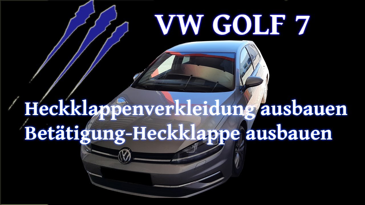 VW Golf 7 Türverkleidung hinten ausbauen [rear door panel removal] -  Tutorial - YouTube