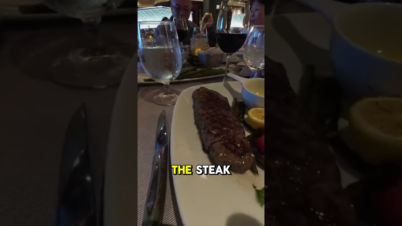 Crown Grill Pulled Out All the Stops for My Birthday 🎂🥩 #cruise #dining