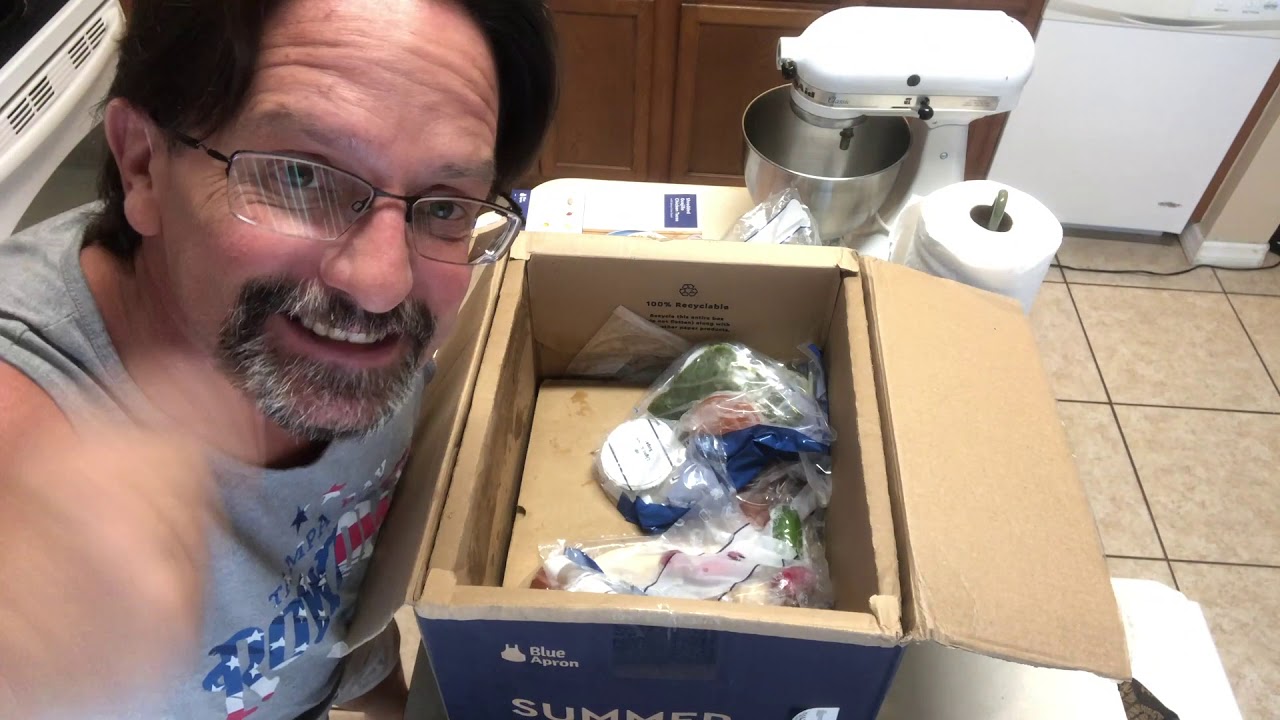 Unboxing of Blue Apron YouTube
