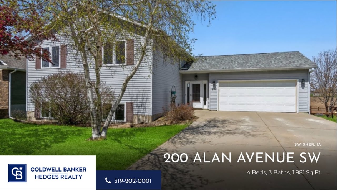 200 ALAN AVENUE SW, SWISHER, IA MLS2302708 Coldwell Banker Hedges