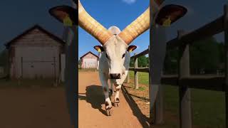 इंसान से भी बड़े सींगों वाला जानवर। #facts #adorefacts #animalshorts #ankolewatusi #factsinhindi