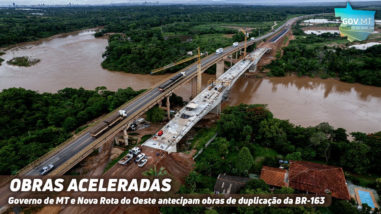 Governo de MT e Nova Rota do Oeste antecipam obras de duplicação da BR-163