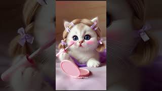Download Lagu Cute cat doing makeup 😂 #cutecat #cute catlove #catmakeup #beautymakeup #funnybaby #shorts MP3