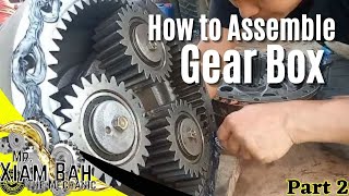 Part 2: How to Assemble Gear Box of TransitMixer||Xiam Bah