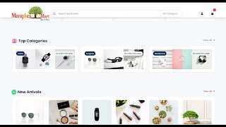 Mangoes E-commerce frontend website | Landing Page | Template | Git hub Link | complete Landing Page