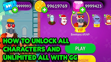 Unlock All 69 Characters And Vip Upgrades In Bowmasters