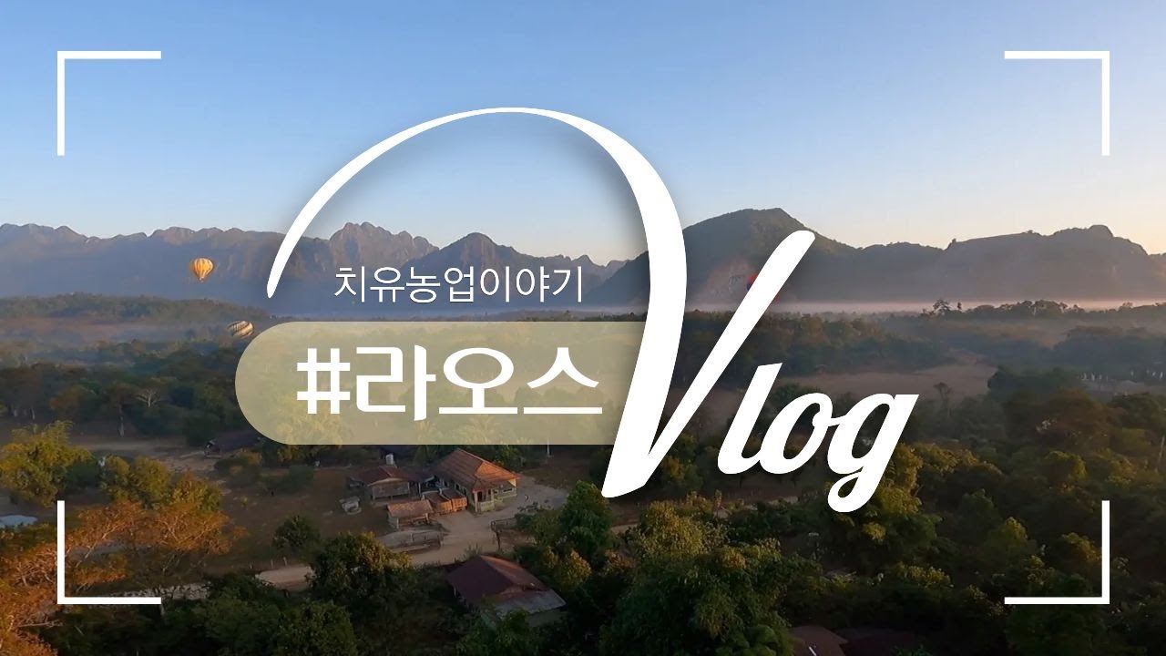 라오스에서 만난 아침과 자연