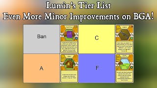 Lumin's Agricola Minor Improvements Tier List - 2024 Even More Edition