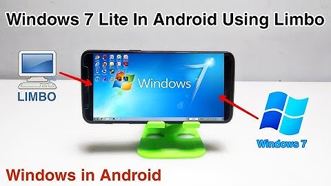 Run Windows 7 Lite Version in Android Phone Using Limbo PC Emulator | Windows in Android Smartphone