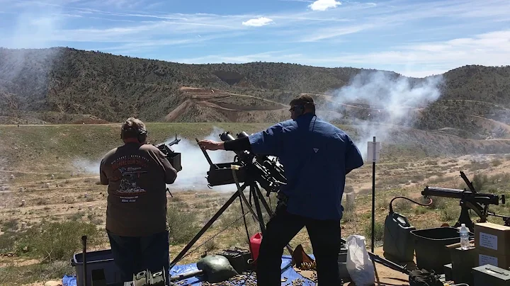 Twin 30 Cal Browning Machine Gun Shoots Down Drone...