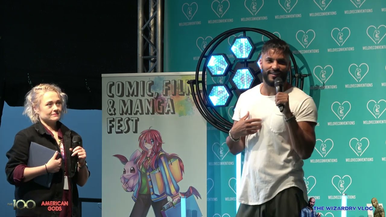 Ricky Wittle Q&A Session | Comic Film & Manga Fest Rotterdam Ahoy | 16-03-2025 (The 100)