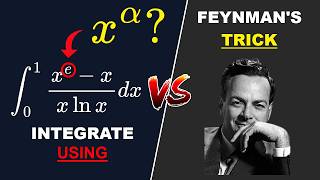 Feynman's INTEGRATION TRICK Makes This Hard Integral Easy!