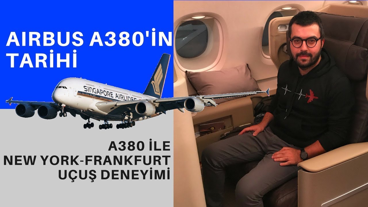 Dunyanin En Buyuk Yolcu Ucagi A380 Ile New York Tan Frankfurt A Uctum Youtube