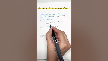 Permutations and Combinations (Repeated letters with restrictions- part I)