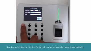 How to Auto switch Check IN or OUT in eSSL WL30