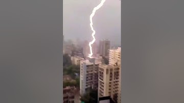 Where Thunder Strikes, Destruction Follows! part-66#lightningstrikes #naturepower #tornado #newyork