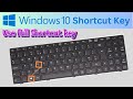 Windows 10 Shortcut key | Windows shortcut key