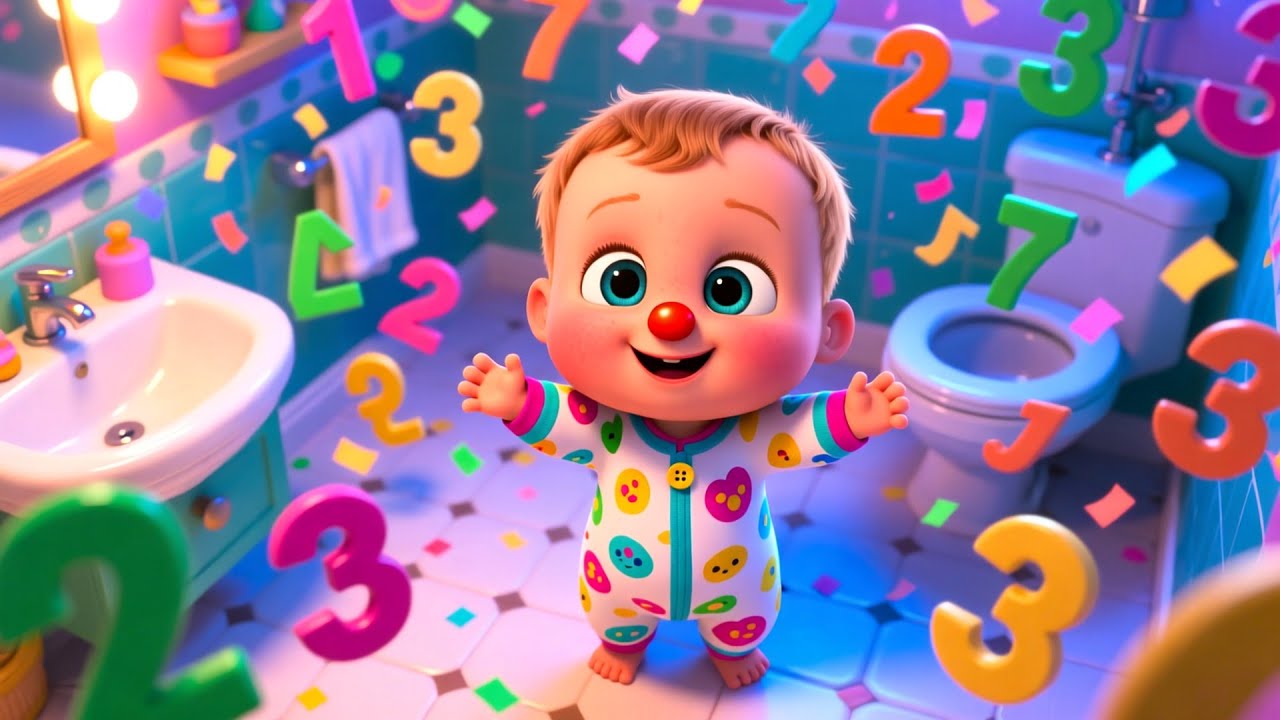 Pottytime Learning 123 🚽🎵 | Fun Numbers and Potty Training for Toddlers | Kids Educational Video