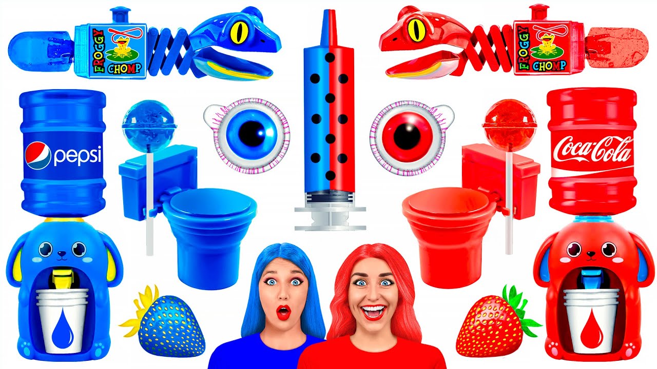 Ίδιο Χρώμα Φαγητό Challenge | Αστεία Φαγητά Multi DO Best