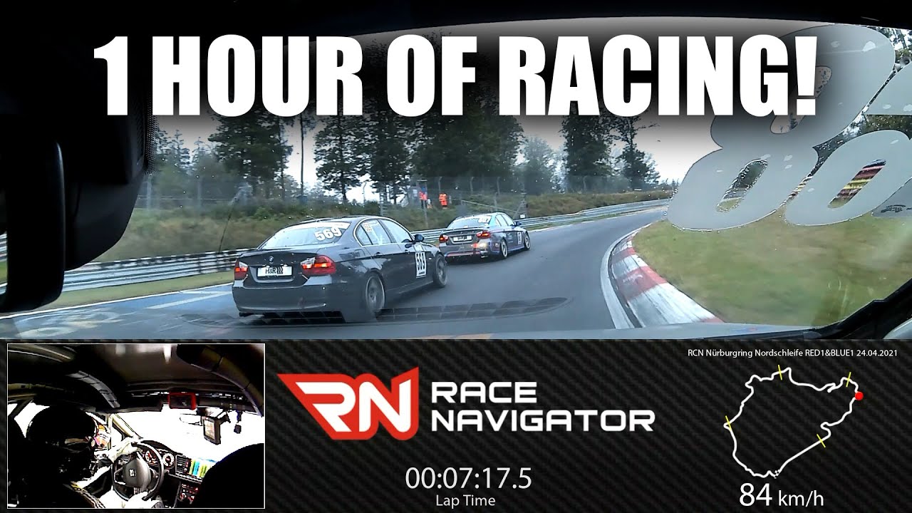 My Full Race Stint. 6 Laps, 1 Hour of wet Nürburgring on full slicks.