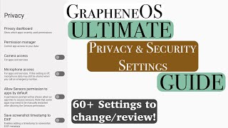 GrapheneOS: The ULTIMATE Privacy, Security, and Battery Settings Guide!!! (Portrait View) screenshot 4