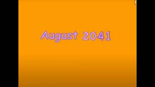 Starfall Calendar August 2041 Le Card.
