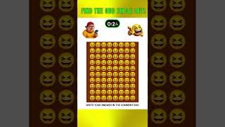 Find The Odd Emoji Out: #shorts #emojipuzzle #findtheoddemojiout #wondersofwisdom#viral #shortsfeeds