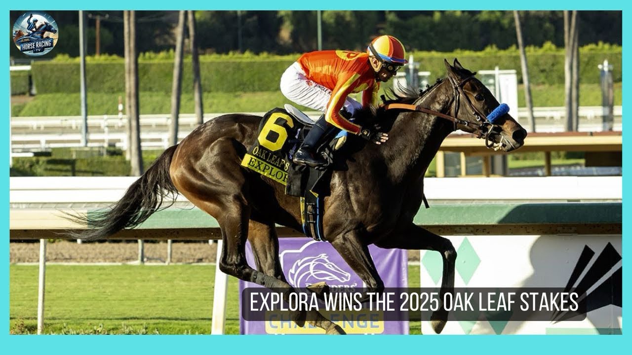 EXPLORA выигрывает G2 Oak Leaf Stakes
