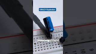 🤯 Overload and Massive Explosion of Capacitor Voltage#shorts#blast#youtubeshorts#short#youtubeshorts